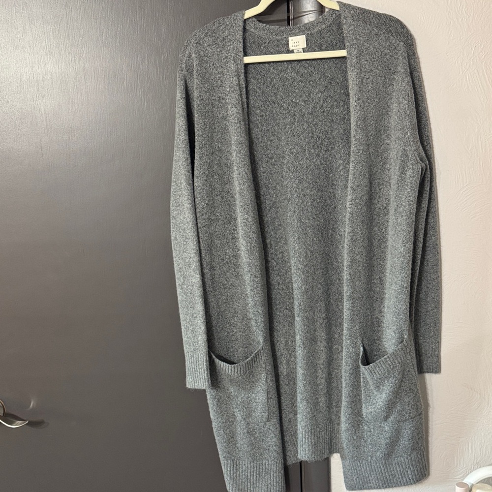 Grey cardigan